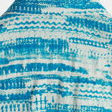 Men's Short Sleeve Vintage Cotton Shirt in Blue