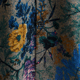 Men's Short Sleeve Cotton Retro Floral Pattern Shirt, Breathable
