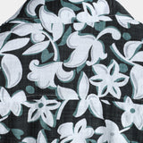 Cotton Vacation Shirt in Tropical Style with Floral Pattern, Short Sleeve for Men