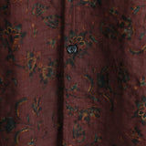 Summer Cotton Floral Retro Boho Shirt for Men