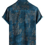 Men's Cotton Short Sleeve Shirt for Summer
