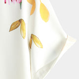 Men's Summer Cotton Floral Shirt, Short Sleeves, With Buttons, For Vacation