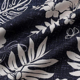 Vintage Short Sleeve Men's Shirt with Floral Pattern from the Island