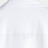 Short Sleeve Cotton Shirt with Chest Pockets for Men