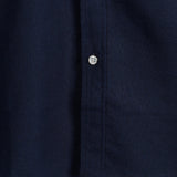 Short Sleeve Cotton Shirt with Chest Pockets in Solid Color