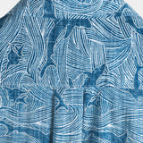 Men's Short Sleeve Cotton Hawaiian Shirt for Summer Ocean Shark
