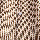 Men's Cotton Vacation Shirt Short Sleeve in Khaki Color with Buttons