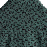 Men's Cotton Vacation Shirt Short Sleeve Green with Buttons