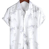 Men's Short Sleeve Floral Pattern Shirt
