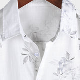 Men's Short Sleeve Floral Pattern Shirt
