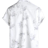 Men's Short Sleeve Floral Pattern Shirt
