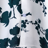 Men's Summer Shirt with Floral Pattern Made of Cotton with Short Sleeves