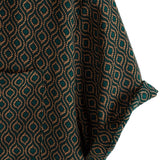 Retro Short Sleeve Cotton Button-Up Casual Shirt for Men