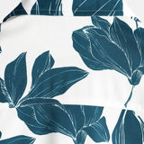 Summer Casual Cotton Floral Shirt for Men, with Buttons and Short Sleeves, Perfect for Beach Vacations