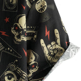 Punk Rock Style Cotton Hawaiian Shirt for Men