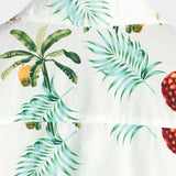 Hawaiian Pattern Pineapple Cotton Beach Shirt for Men, Short Sleeve and Buttons