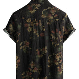 Men's Short Sleeve Cotton Beach Shirt