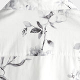 White Floral Hawaiian Shirt for Men