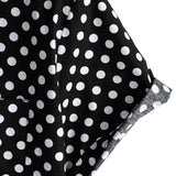 Men's Short Sleeve Shirt with Black Dots for Summer