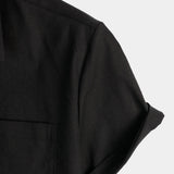 Casual Short Sleeve Cotton Shirt for Men