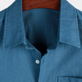 Casual Short Sleeve Cotton Shirt for Men