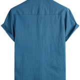 Casual Short Sleeve Cotton Shirt for Men