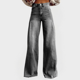 Karolina - Stylish Wide-Leg Denim Pants