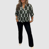Ella - Blouse with Graphic Print