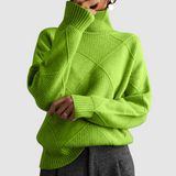 Ester - Textured Sweater with Turtleneck