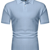 Gianni - casual polo with button side