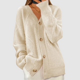 Elżbieta - Sweater with Braided Pattern