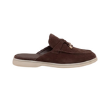 Brown Suede Mediterranean Mules