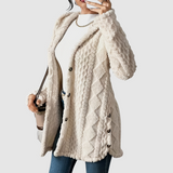Štěpánka - Plush Hooded Cardigan