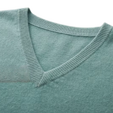 Wool Sweater with V-Neck