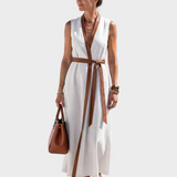 Lidia - Midi Dress with Contrast Detail