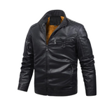 Retro Fleece Leather Lined Jacket