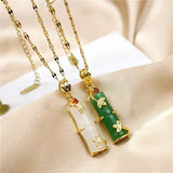 Necklace with Jade Amulet