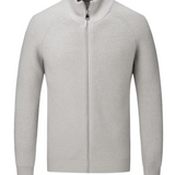 Four Seasons Merino Wool Zipper Cardigan