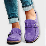 Julie - Women's Orthopedic Loafers with Decorative Buckle