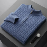 Deneb Cashmere Velvet Half-Zip
