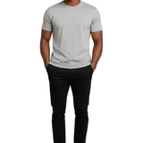 Men's Slim-Fit T-Shirt in Silver Mist