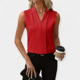 Leontýna - Elegant Sleeveless Top