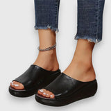 Amelie - Soft Faux Leather Sandals