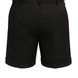 Men's Shorts with Pleats and Pockets – Black and Versatile