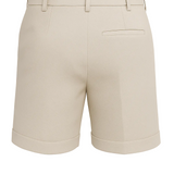 Men's Shorts with Pleats and Pockets – Offwhite and Versatile