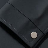 Light Twill Jacket for Men – Dark Gray – Regular Fit