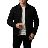 Light Twill Jacket for Men – Black – Regular Fit