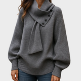 Arielle - Comfortable Sweater with Shawl Neckline