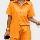 Karolina - Comfortable Set with Shirt and Shorts