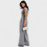 Michaela - Asymmetrical Set with Dramatic Shoulders